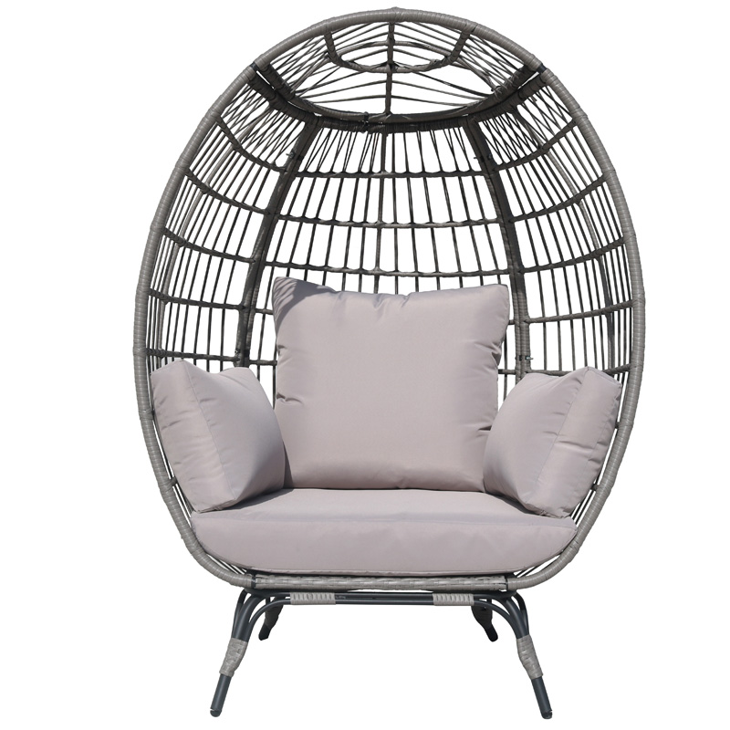 Sıcak satış dış mekan mobilyası yumurta şekilli sandalye