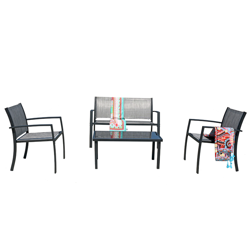 Cadeiras/mesas ao ar livre/jardim/vime/rattan/lazer/mobiliário de jardim ao ar livre