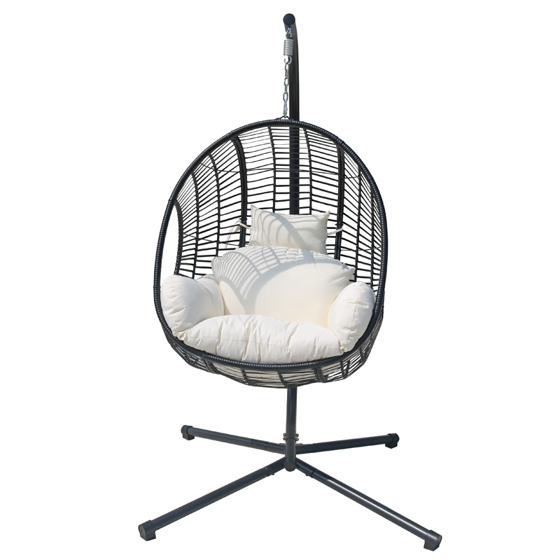 Rattan garden furniture metal patio furniture hanging egg chair hanging basket chair