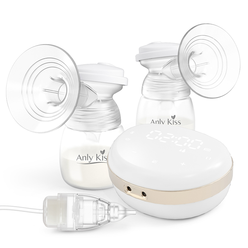 Electronic Double Breast Pump With Milk Pumping And Nasal Aspirator Function