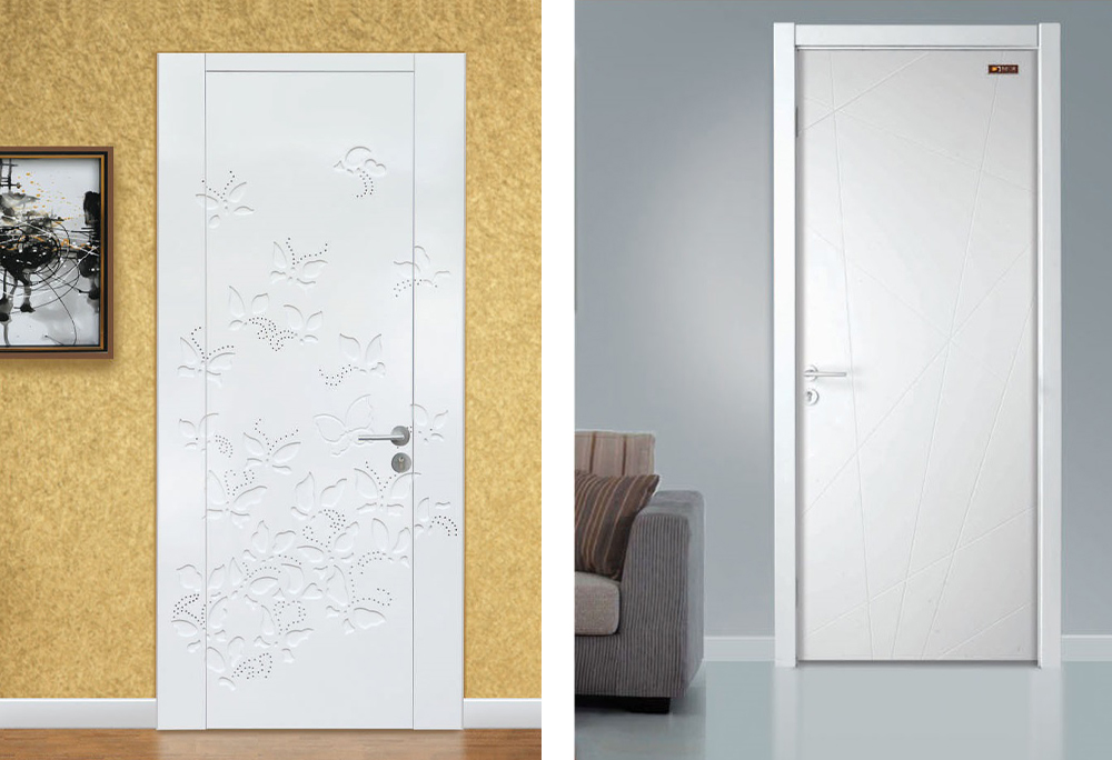 Romantic Life Ivory White Wooden Door (4)k5h