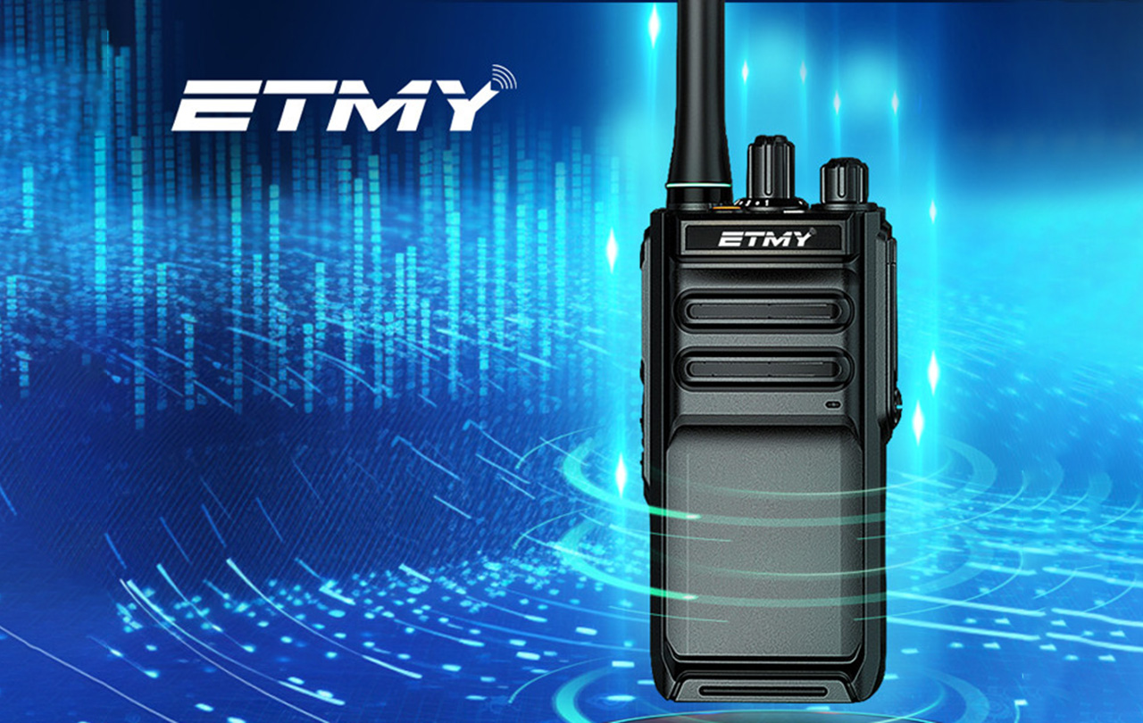 ET-D50/D60 DMR ラジオ、AES256 暗号化、デジタルおよびアナログのデュアル信号をサポート