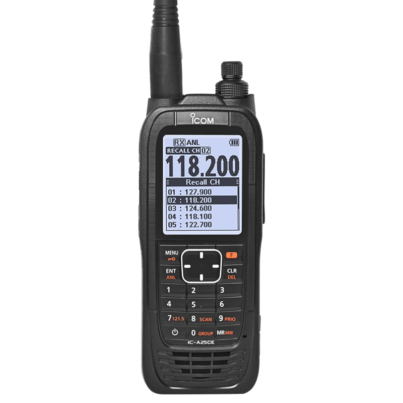 Radio portatile per l'aviazione Icom IC-A25ce