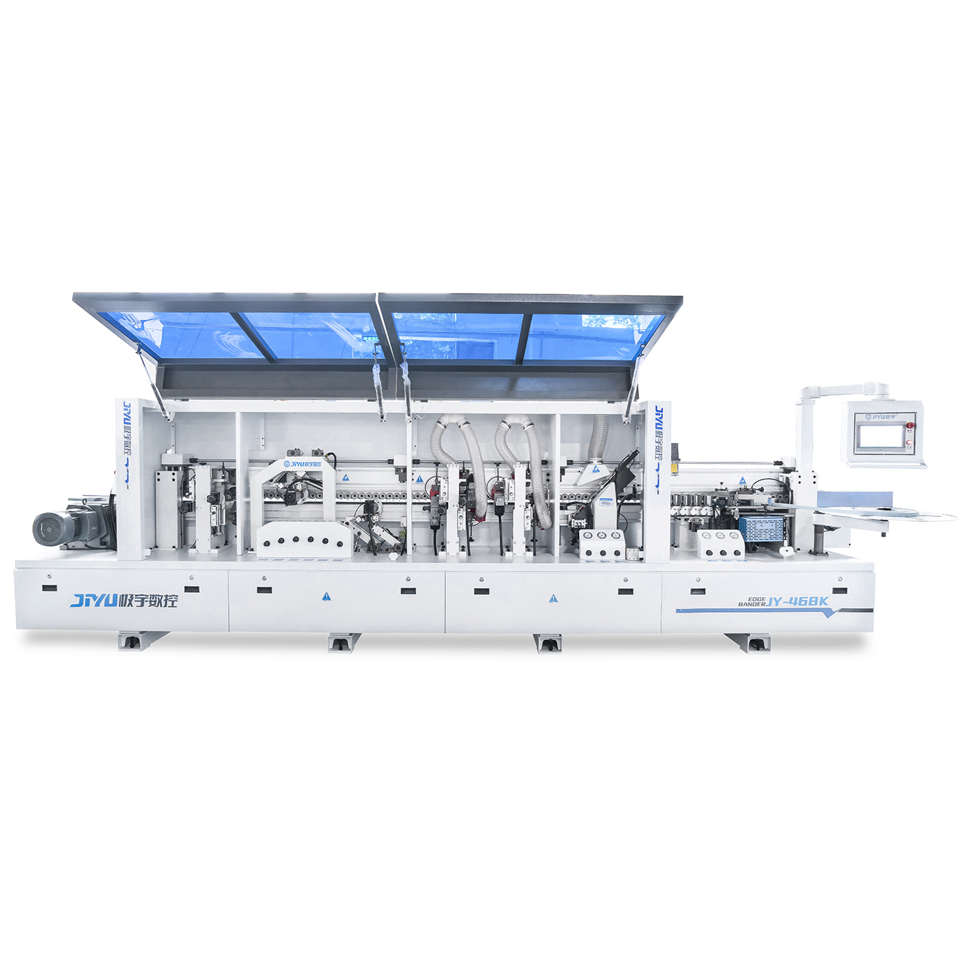 JY-468K Automatic Edge Banding Machine With Double trimming & Chamfering