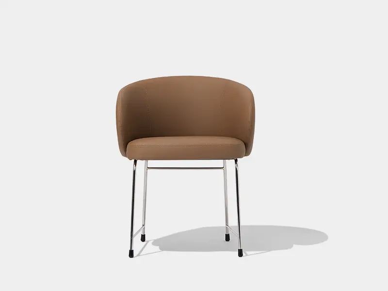 Cadeiras francesas de design de móveis comerciais estofadas