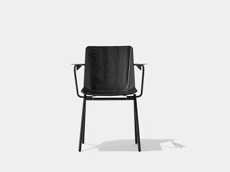 Design-Sessel für Büromöbel im öffentlichen Raum mit Armlehnen