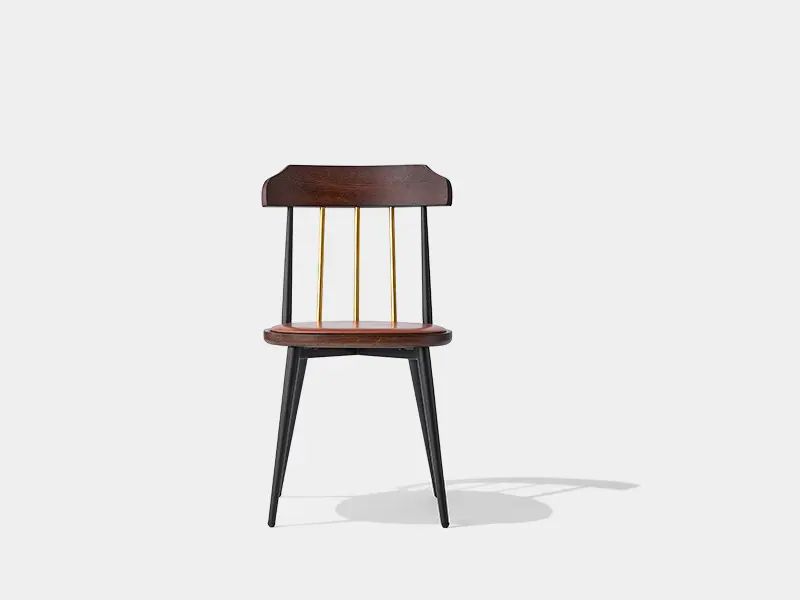 Высококачественные металлические стулья для кафе с мягкой обивкой