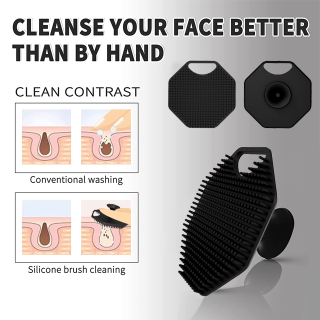 Octagon Shaped Facial Cleansing Brush214p