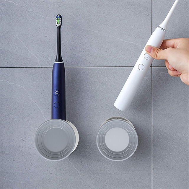 Minimalist design Innovative bathroom accessories Multi functional silicone electric toothbrush holder-7qbp