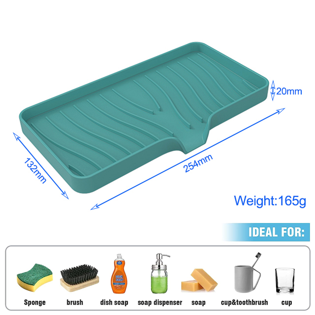 Large-Size Soap Holder&Dish with Innovative Sloped Design