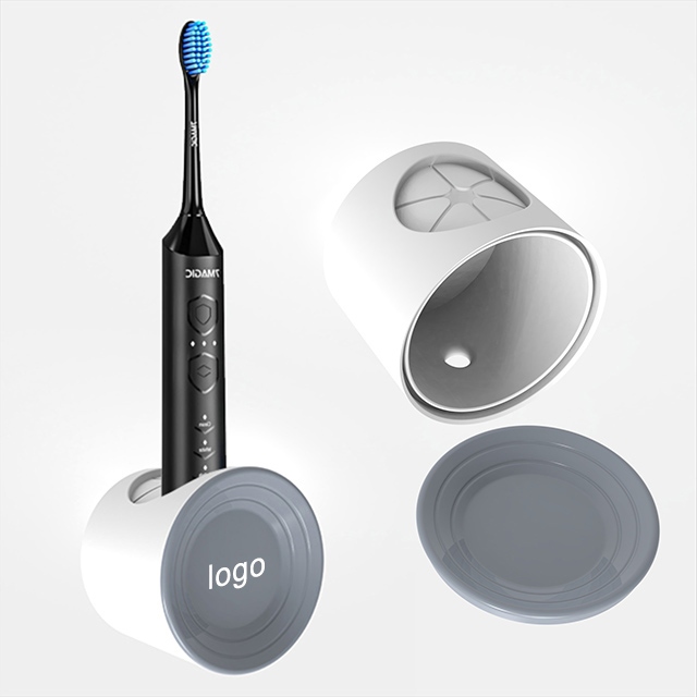 Design minimaliste Accessoires de salle de bain innovants Porte-brosse à dents électrique en silicone multifonctionnel