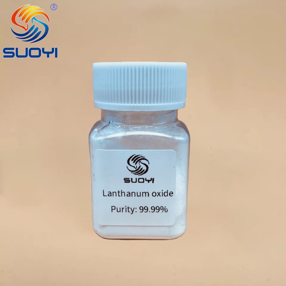 het Lanthaanoxidepoeder CAS 1312-81-8 La2O3 van 3n 4n 4n5 5n 3-5um 5-8um