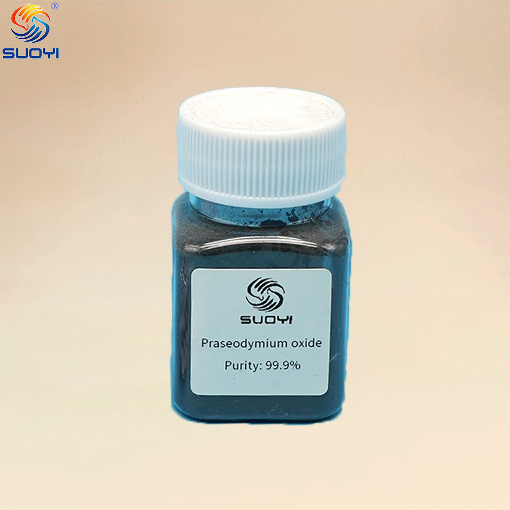 Praseodymiumoxidepoeder 99,5% Min Pr6o11 Praseodymiumoxide zwart poeder