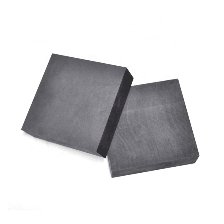 Grand bloc de graphite de bonne qualité, prix d'usine, bloc carré de carbone isostatique personnalisé pour fours