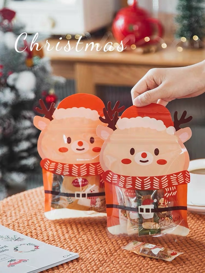 السحر الجميل لأكياس تغليف حلوى عيد الميلاد ذات الشكل الخاص