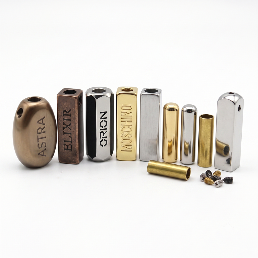 Custom Metal Aglets Wholesale for Hoodies & Shoelaces