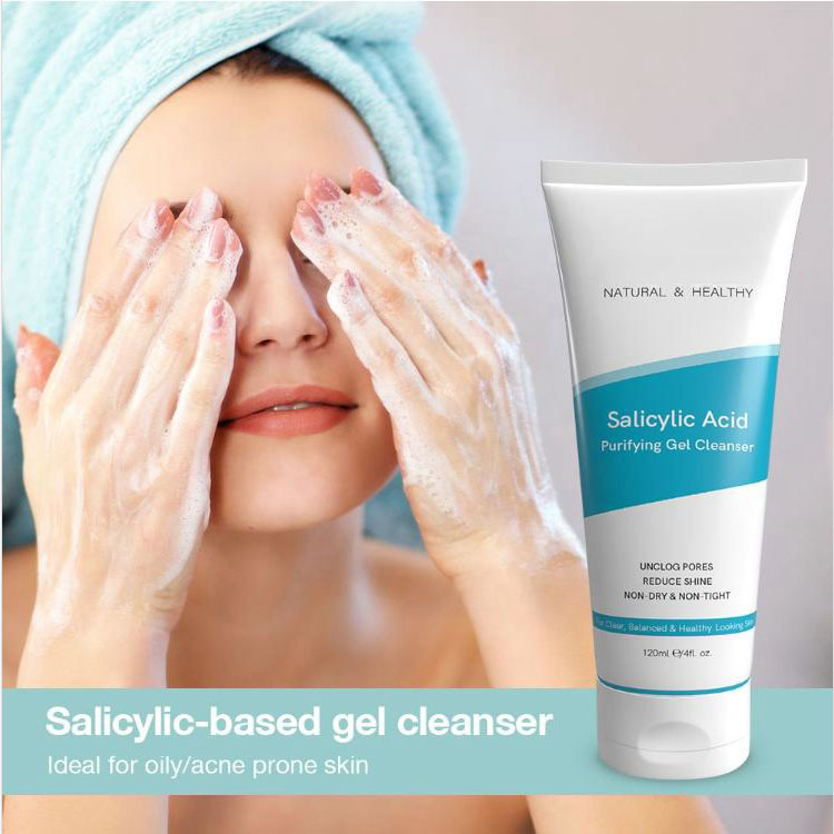 Private Label Salicylic Acid Gel Cleanser