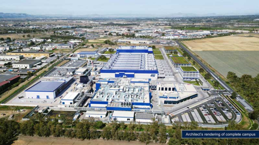 STMicroelectronics NV, İtalya'da dünyanın ilk tam entegre silisyum karbür tesisini kuracak