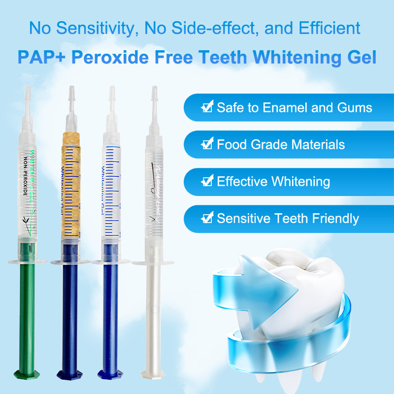 New Advanced PAP+ Peroxide Free Teeth Whitening Gel Syringe (10)usm