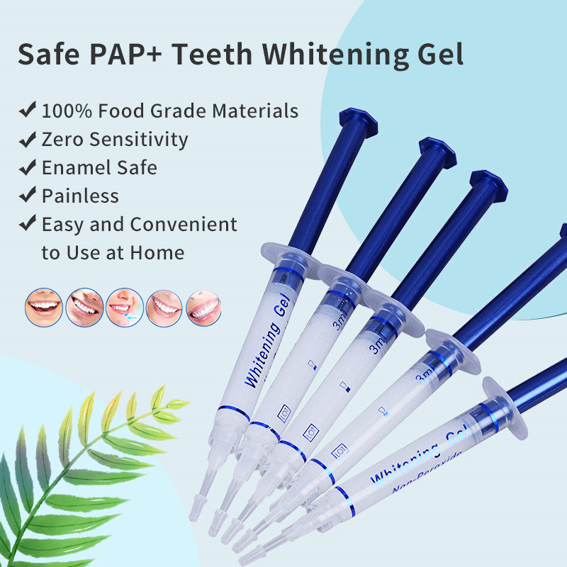 New Advanced PAP+ Peroxide Free Teeth Whitening Gel Syringe (11)4o1