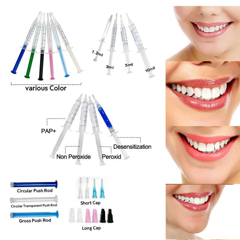 Non-peroxide teeth whitening gel syringe GW-GNP01 006pfs