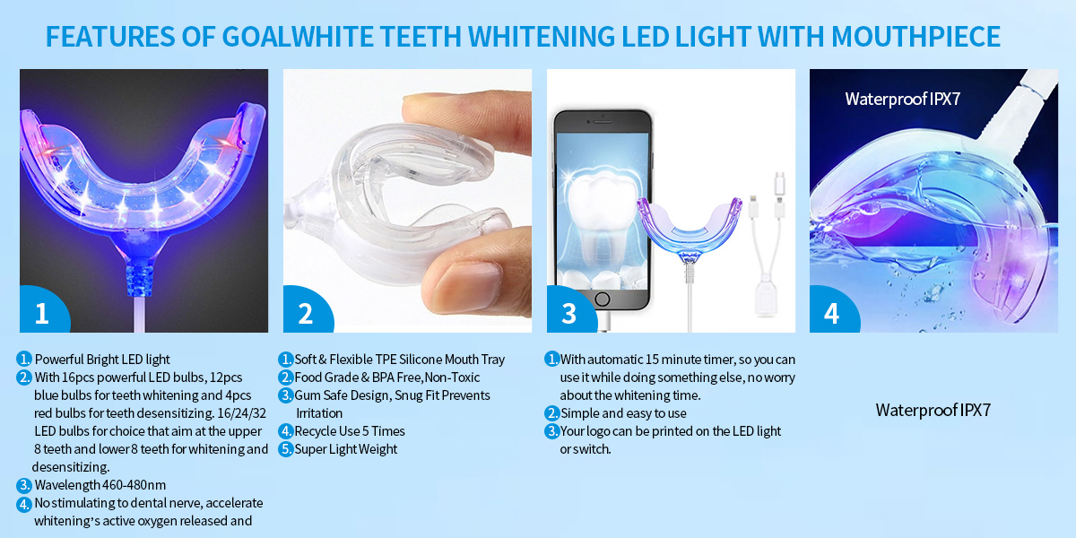 LED teeth whitening home kit GW-HK101B 005yqh