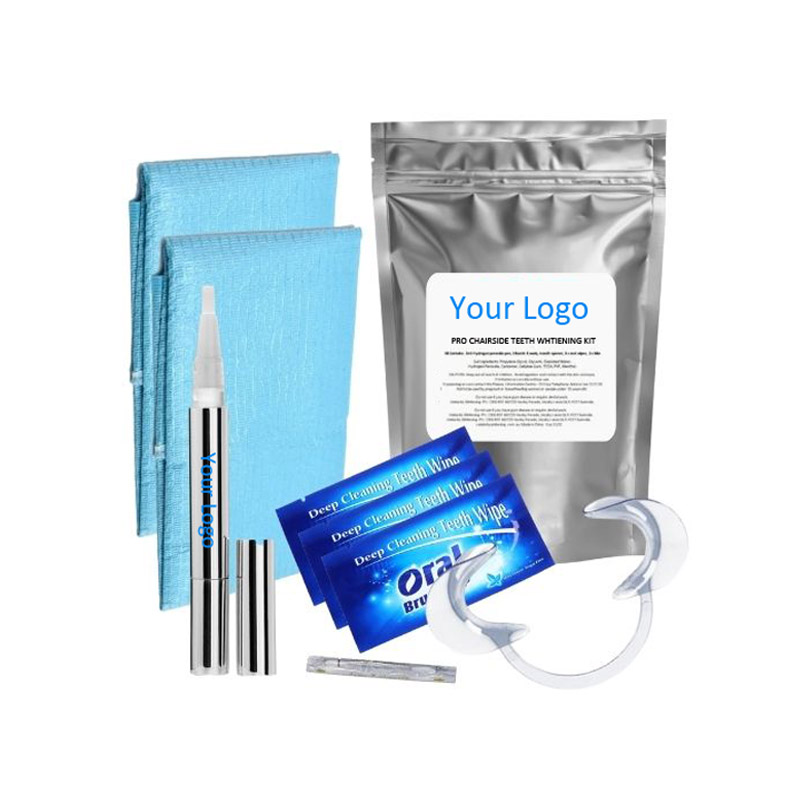 Salon teeth whitening kit with pen and retractor - Copywcw