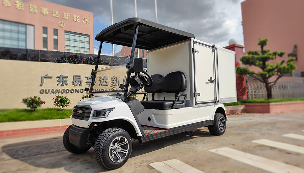 Pojazd użytkowy – model Van 2 – pozostań w strefie komfortu, dostarczaj żywność lub zajmuj się mieszkaniem za pomocą naszego wózka golfowego