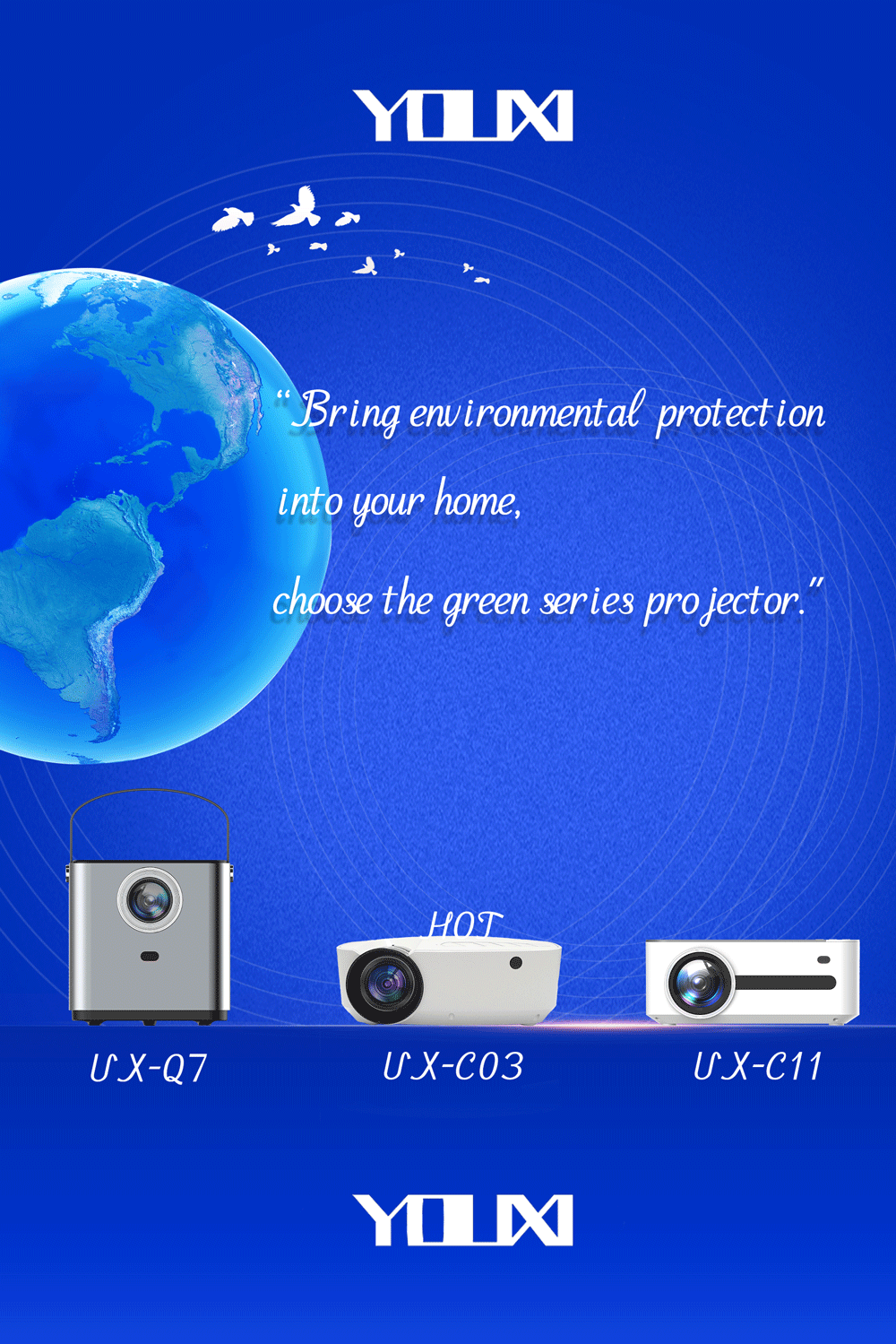 Promotion of green series projectors