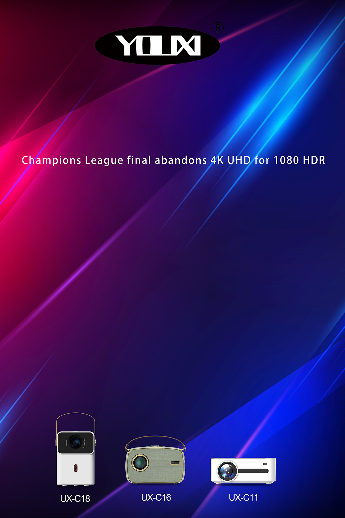 Final Liga Juara-Juara meninggalkan 4K UHD untuk 1080 HDR