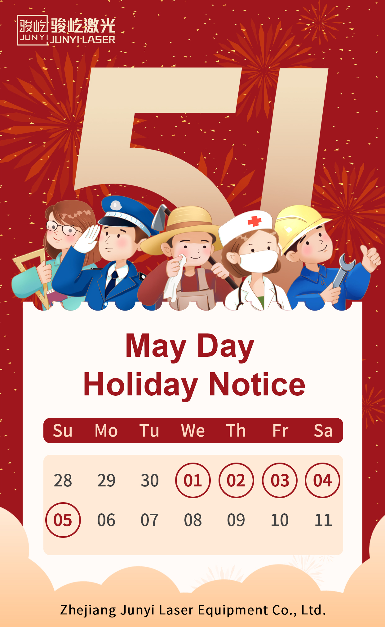 Labour Day Holiday Notification