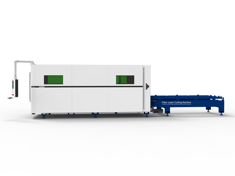 Enclosed 3015H Fiber Laser Cutter With Great Work Efficiency
