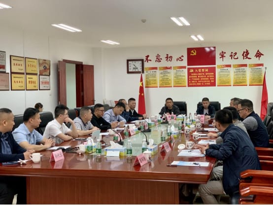 The Anti-Narcotics Detachment of Dongguan Public Security Bureau led the leadership team of the Precursor Chemicals Management Association to Hangxin Technology to conduct exchanges on the management