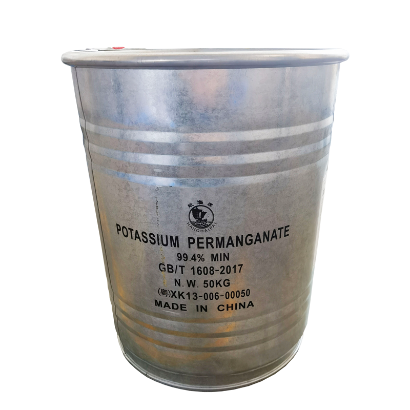 Potassium Permanganate Packaging Specifications - In Galvanized Steel Drum