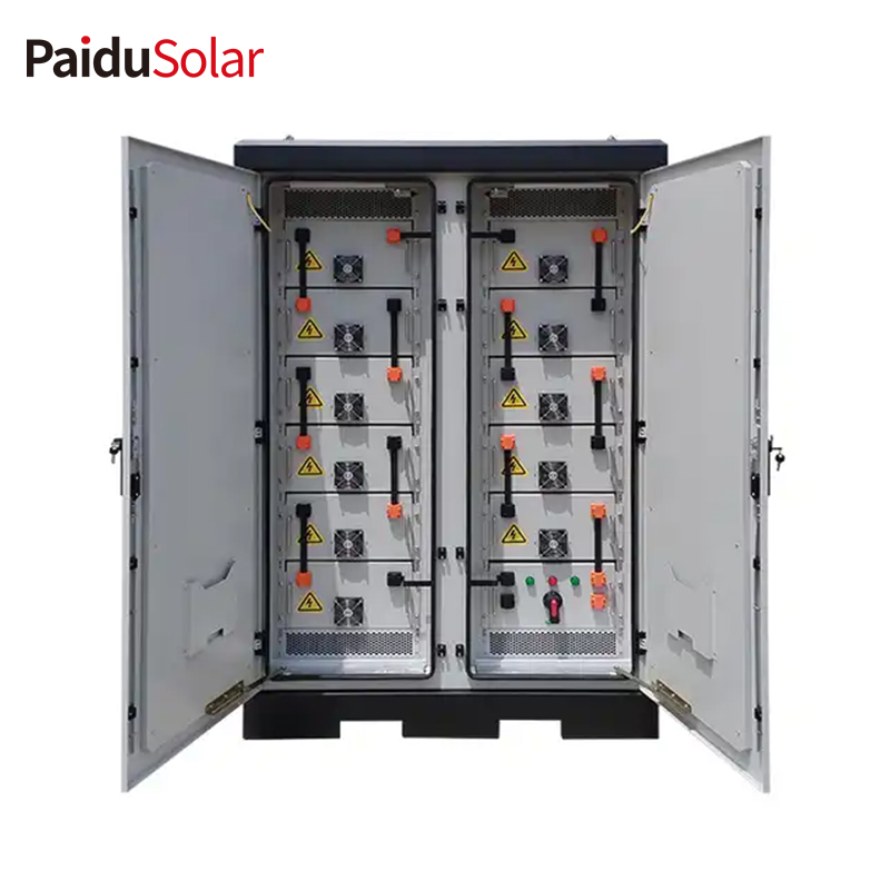 PaiduSolar Industrial & Commercial Energy Storage Cabinet fitahirizana angovo azo havaozina Lithium Solar_65dq