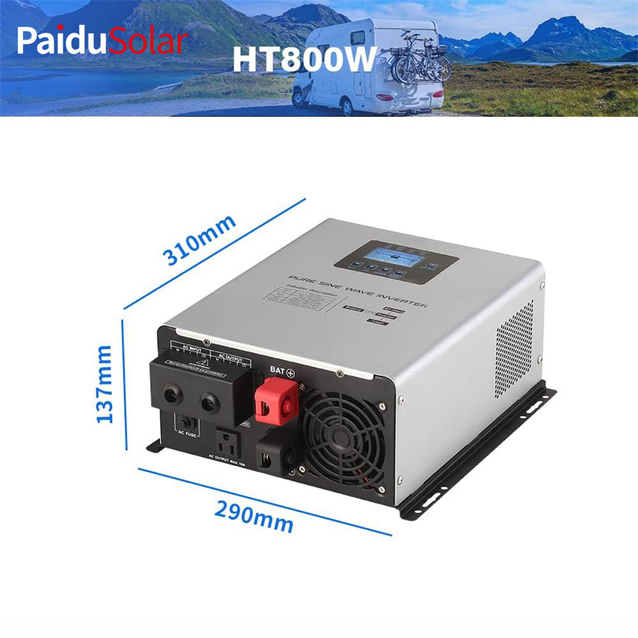 PaiduSolar 800W Solar Power Off Grid Low Frequency Inverter For Lithium Sealed AGM Gel Flooded Batteries_5bn8