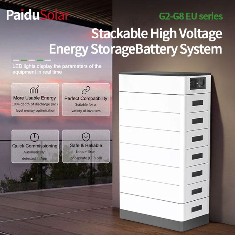 PaiduSolar naslagana litij-ionska baterija Solar Energ01df6