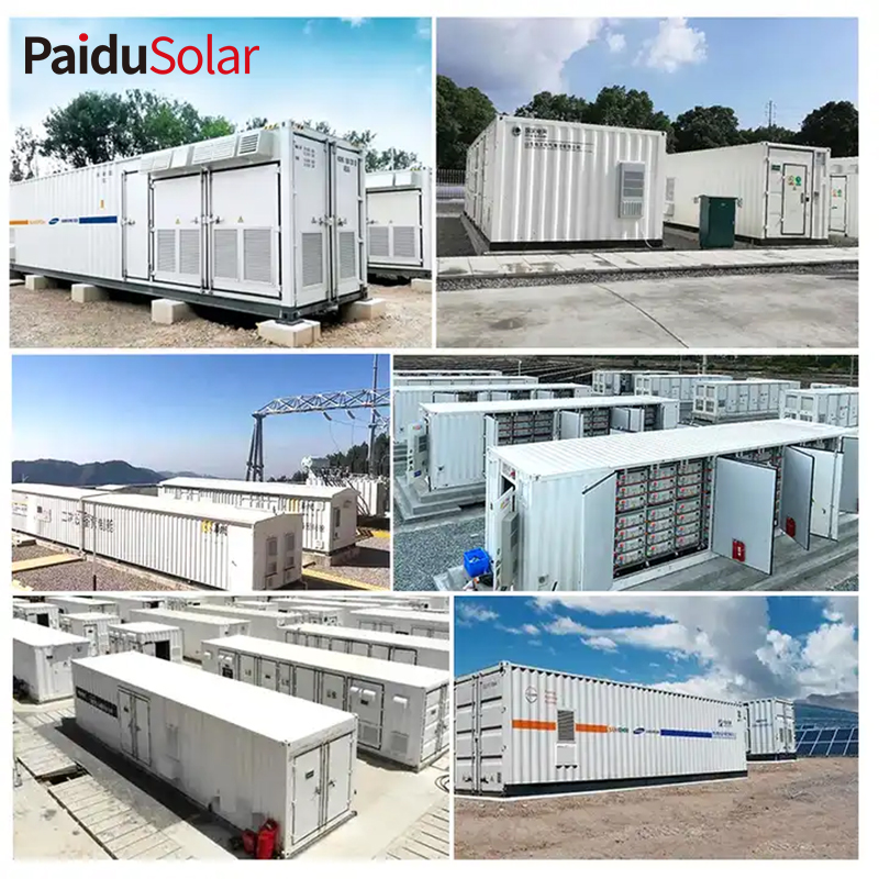 PaiduSolar 2MWh LiFePO4 Baterya 1MW PCS BESS Solar Energy Storage System High Voltage Container_5tr5