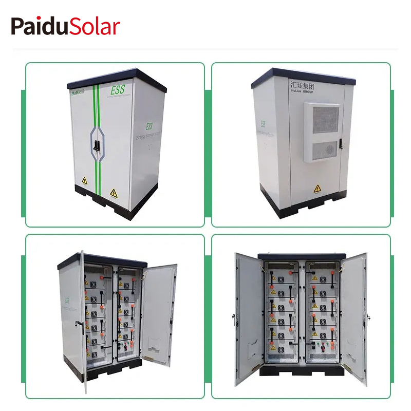 PaiduSolar teollinen ja kaupallinen energian varastointijärjestelmä on suunniteltu räätälöityyn energian integrointiin 215KWH_70i0