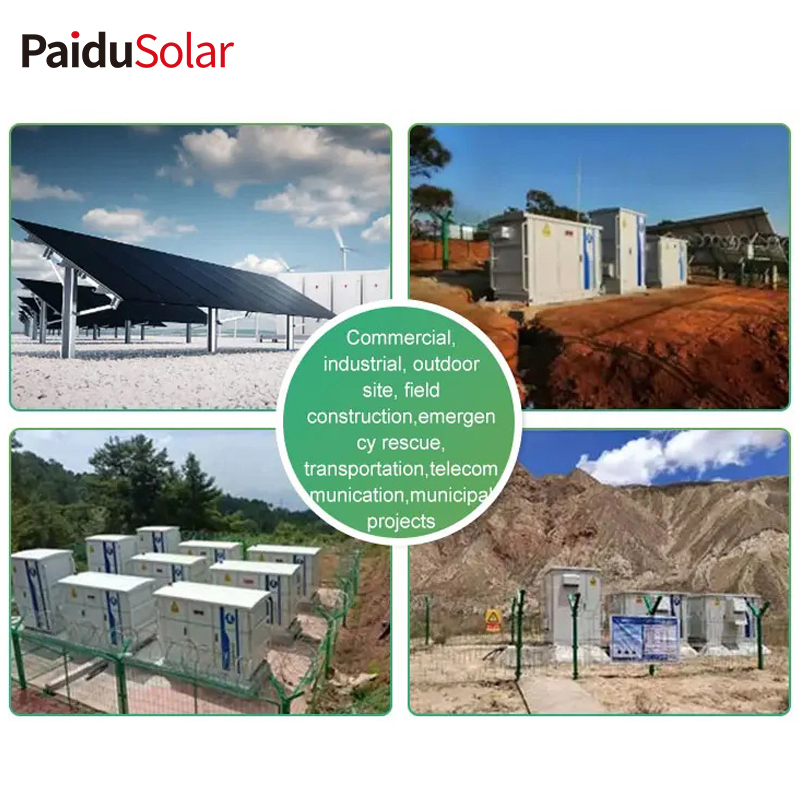 PaiduSolar industrijski i komercijalni sustav za pohranu energije dizajniran je za prilagođenu integraciju energije 215KWH_83q9