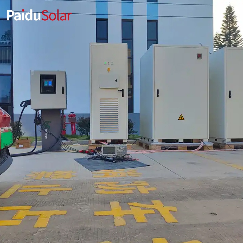 PaiduSolar Sistema de armazenamento de energia comercial industrial externo 100kwh 225kwh Armazenamento de energia de bateria_5st5