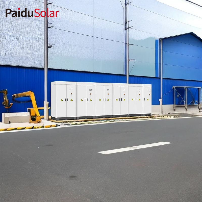 Système de stockage d'énergie commercial industriel extérieur PaiduSolar 100 kWh 225 kWh stockage d'énergie par batterie_6g4a