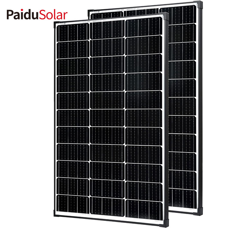 PaiduSolar 200 W 12 V Monomodul PV monokristalline Solarmodule für Wohnmobil, Boot, Zuhause, Dach, Wohnmobil