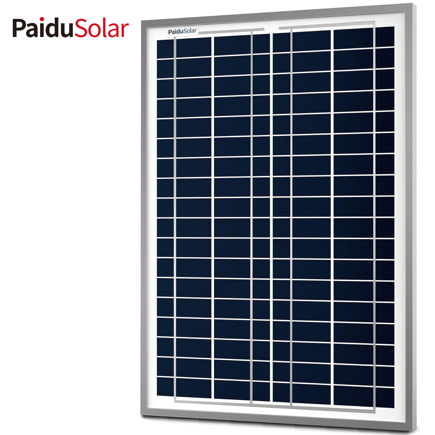 Bảng điều khiển năng lượng mặt trời đa tinh thể PaiduSolar 25W 12V dùng để chiếu sáng chuồng gà mở cổng thuyền