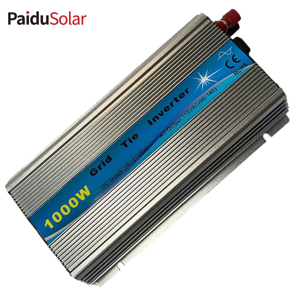 PaiduSolar 1000W Grid Tie Inverter Stablebar Pure Sine Wave Solar Power For 24V 30V 36V Solar Panel