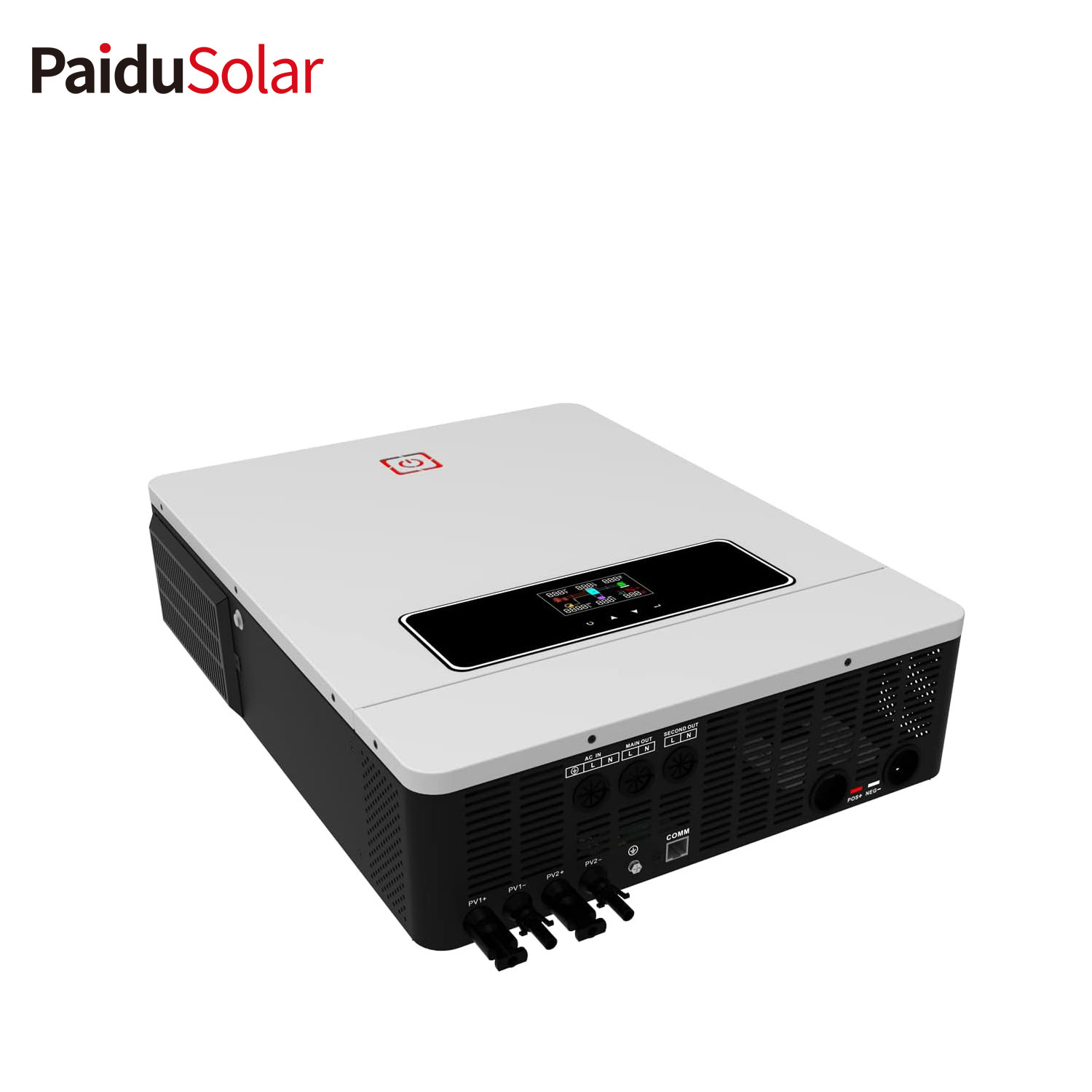 PaiduSolar 8.2KW Hnub Ci Hybrid Inverter Built-in Charge Controller Thiab Ntshiab Sine Wave Inverter Rau ...