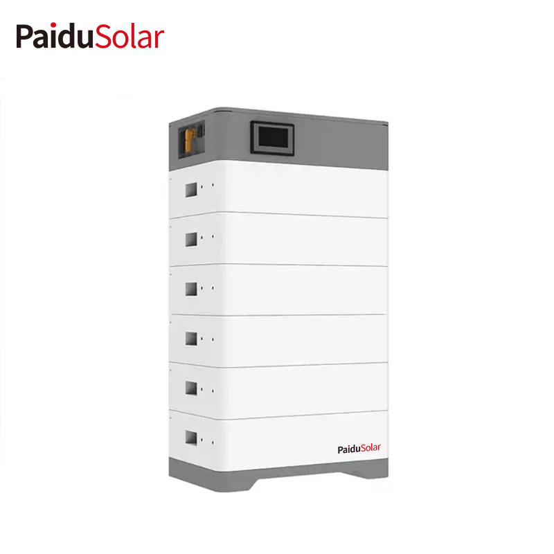 PaiduSolar 48 V 51,2 V 30 kWh Lithiumbatterie 100 Ah 200 Ah Home Stacked Battery Pack