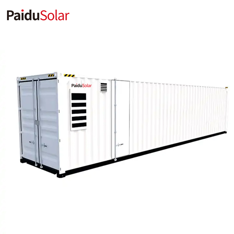 PaiduSolar 500kwh litij-ionski sustav za pohranu energije za industrijsku i komercijalnu pohranu energije...