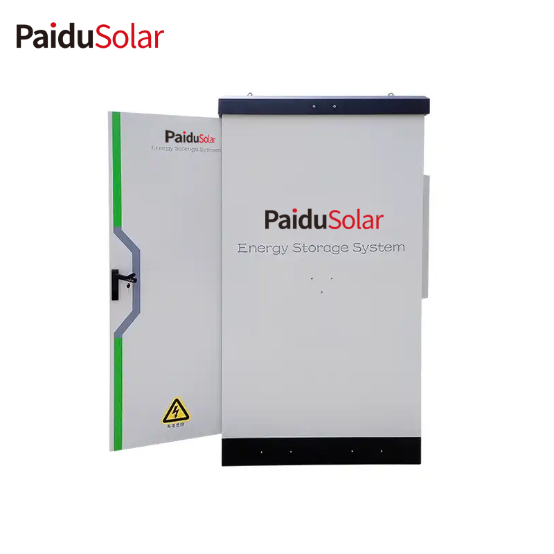 PaiduSolar 産業用および商業用エネルギー貯蔵再生可能太陽電池リチウムエネルギー貯蔵キャビネット