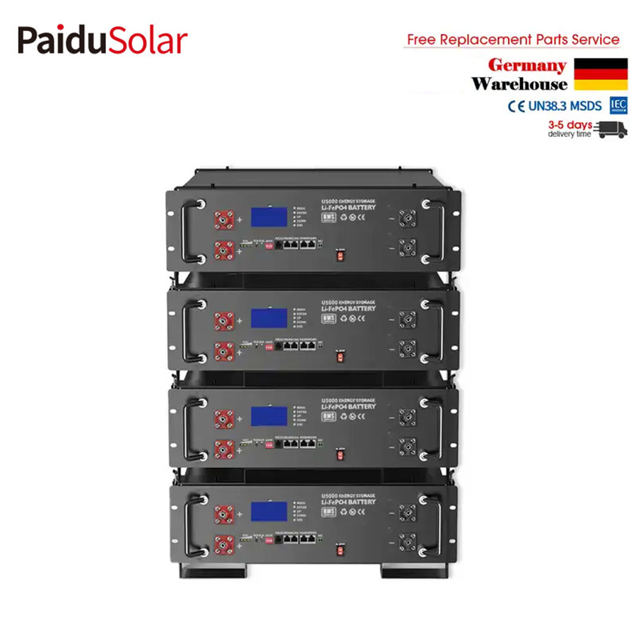 PaiduSolar 48V 200Ah LiFePO4 Rack Mounted Battery 10kwh Solar Energy Storage Battery
